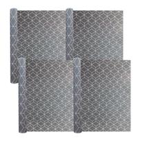 Kit 4 Adesivo Parede Decorativo Hexagono 45cmX5m PVC Vinil