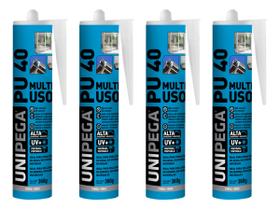Kit 4 Adesivo Pu40 Selante Cola Parabrisa Juntas Metal Vidro