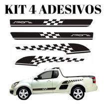 Kit 4 Adesivos Carro Faixas Laterais Montana Sporte Kit 4 Adesivos Carro Faixas Laterais Montana Sporte