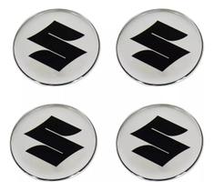 Kit 4 Adesivos Emblema Resinado compatível Suzuki 51mm Kit 4 Adesivos Emblema Resinado compatível Suzuki 51mm