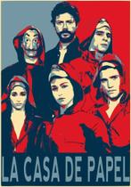 Kit 4 Adesivos Encapar Caderno Espiral La Casa de Papel Kit 4 Adesivos Encapar Caderno Espiral La Casa de Papel