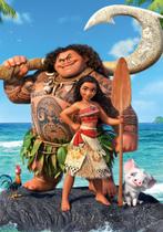 Kit 4 Adesivos Encapar Caderno Espiral Moana Kit 4 Adesivos Encapar Caderno Espiral Moana