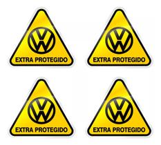 Kit 4 Adesivos JDM VW Vinil UV Extra Protegido