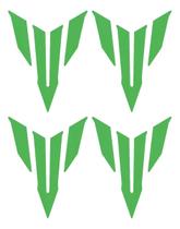 Kit 4 Adesivos Logo MT compatível MT-03/07/09 Verde Kit 4 Adesivos Logo MT compatível MT-03/07/09 Verde