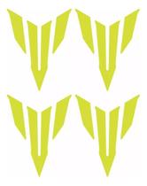 Kit 4 Adesivos Logo Mt Master Of Tork Mt-03 Mt-07 Mt-09 Cor