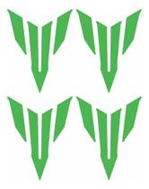 Kit 4 Adesivos Logo Mt Master Of Tork Mt03 Mt07 Mt09 Verde