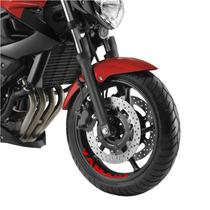 Kit 4 Adesivos Roda Interna Moto Yamaha vermelho
