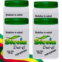 KIT 4 Adoçante Stevia DulC Natural Dietético Zero Calorias 100g Importado ORIGINAL