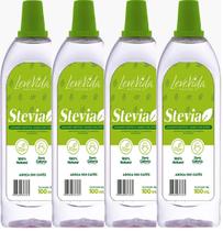 Kit 4 Adoçante Stevia Estevia 100 Natural 100ml Não Amarga