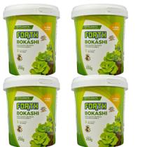 Kit 4 Adubo Fertilizante Orgânico Forth Bokashi 250g