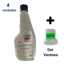 Kit 4 Água de Cheiro Aconchego Facilitador Passar Roupa Perfumado 500ml Refil Senalândia - Envio Já