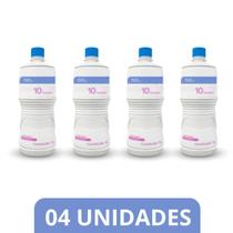 Kit 4 Água Oxigenada 10 Volumes - 1 Litro - Vicpharma - Farmax