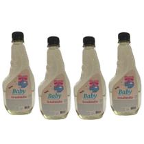 Kit 4 Água para Tecido Refil 500ml Baby Facilitador Passar e Perfumar da Senalândia - Envio Já