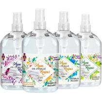 Kit 4 Água Perfumada De Passar Roupas Tecidos 500Ml Cada - Tropical Aromas