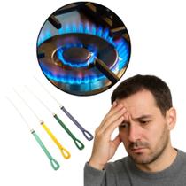 KIT 4 Agulhas Multiuso para Limpeza Desentupimento de Fogão Ralo Chuveiro Ducha Bico Eletrônico Impressora KIT 4 Agulhas Multiuso para Limpeza Desentupimento de Fogão Ralo Chuveiro Ducha Bico Eletrônico Impressora