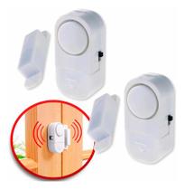 Kit 4 Alarmes Sirene Com Sensor Portas E Janelas Anti-furto