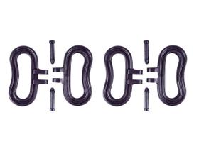 Kit 4 Alças Com Pinos Vasilhames Leite De 30 A 50 L Injesul