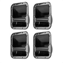 Kit 4 Alças Para Caixa Acústica Som Grande Preta Resistente Para Transporte Caixa Acústica