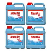 Kit 4 Algicida de Choque Para Piscina 5 Litros Hcl HidroAll Kit 4 Algicida de Choque Para Piscina 5 Litros Hcl HidroAll