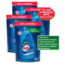 Kit 4 Algicida Manutenção Hth Previne Água Verde Algas Para Piscinas Refil 900ml Kit 4 Algicida Manutenção Hth Previne Água Verde Algas Para Piscinas Refil 900ml