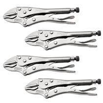 Kit 4 Alicate De Pressão 10 Tramontina Triangular Cor Inox Kit 4 Alicate De Pressão 10 Tramontina Triangular Cor Inox