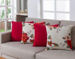 Kit 4 Almofada Decorativa Sala com Zíper Capas de Almofada Sem Enchimento Kit 4 Almofada Decorativa Sala com Zíper Capas de Almofada Sem Enchimento