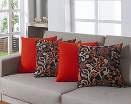 Kit 4 Almofada Decorativa Sala com Zíper Capas de Almofada Sem Enchimento Kit 4 Almofada Decorativa Sala com Zíper Capas de Almofada Sem Enchimento