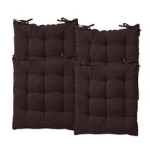 Kit 4 Almofadas Assento Futton Design Liso Sofisticado