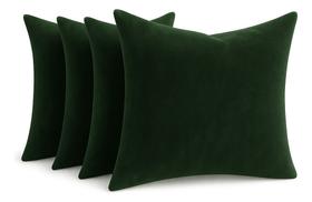 Kit 4 Almofadas Cheia Veludo Macio Premium Decorativa 45x45 Verde Kit 4 Almofadas Cheia Veludo Macio Premium Decorativa 45x45 Verde