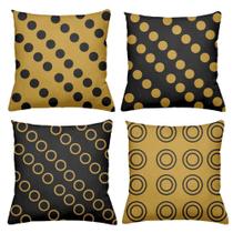 Kit 4 Almofadas Decorativas Cheias 40x40cm Balls Kit 4 Almofadas Decorativas Cheias 40x40cm Balls