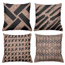 Kit 4 Almofadas Decorativas Cheias 40x40cm Start