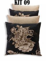 Kit 4 Almofadas Decorativas Cheias Sala e Sofá Moderna Kit 4 Almofadas Decorativas Cheias Sala e Sofá Moderna