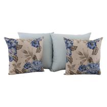 Kit 4 Almofadas Decorativas Cheias Sala Sofá