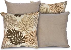 Kit 4 Almofadas Decorativas para Sofá Estampa Cáqui Kit 4 Almofadas Decorativas para Sofá Estampa Cáqui