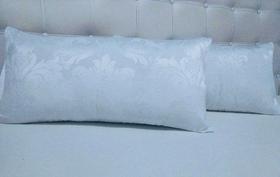 Kit 4 Almofadas Decorativas Retangular Sued Jacquard Cheias