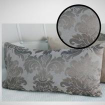 Kit 4 Almofadas Decorativas Retangular Sued Jacquard Cheias