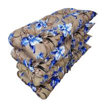 Kit 4 Almofadas Estampadas Para Cadeira Sofa Poltrona Bambu