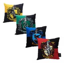 Kit 4 Almofadas Harry Potter - Edição Casas de Hogwarts - Pillowtex Ind e Com Textil-eir