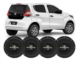Kit 4 Alto Falante 280wrms Original Porta Fiat Mobi Som Auto Preto Kit 4 Alto Falante 280wrms Original Porta Fiat Mobi Som Auto Preto
