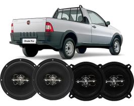 Kit 4 Alto Falante 280wrms Original Porta Fiat Strada Som Preto Kit 4 Alto Falante 280wrms Original Porta Fiat Strada Som Preto