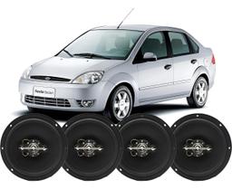Kit 4 Alto Falante 280wrms Original Porta Ford Fiesta Sedan Preto Kit 4 Alto Falante 280wrms Original Porta Ford Fiesta Sedan Preto