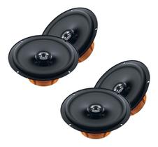 Kit 4 Alto Falante 6 Pol Hertz Dcx165.3 Coaxial Toca Alto