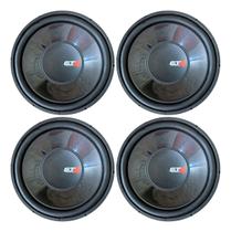 Kit 4 alto falante etm subwoofer 12 pol ew 175w rms 4 ohms cores
