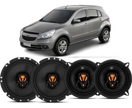 Kit 4 Alto Falante Original Jbl Gm Agile 6 E 5 200w 4 Porta Preto