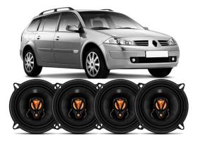 Kit 4 Alto Falante Original Jbl Renault Megane 5pol 200w 4p Preto Kit 4 Alto Falante Original Jbl Renault Megane 5pol 200w 4p Preto