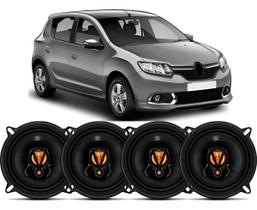 Kit 4 Alto Falante Original Jbl Renault Sandero 5pol 200w 4p Preto Kit 4 Alto Falante Original Jbl Renault Sandero 5pol 200w 4p Preto