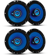 Kit 4 Alto Falante Porta Hurricane 6 Polegadas 200w Triak