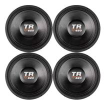 Kit 4 alto falante triton tr 620 4 ohms som automotivo