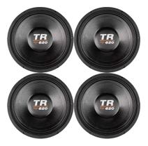 Kit 4 alto falante triton tr 620 8 ohms som automotivo