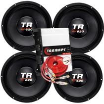 Kit 4 alto falante triton tr620 + módulo taramps hd 3000 2 ohms